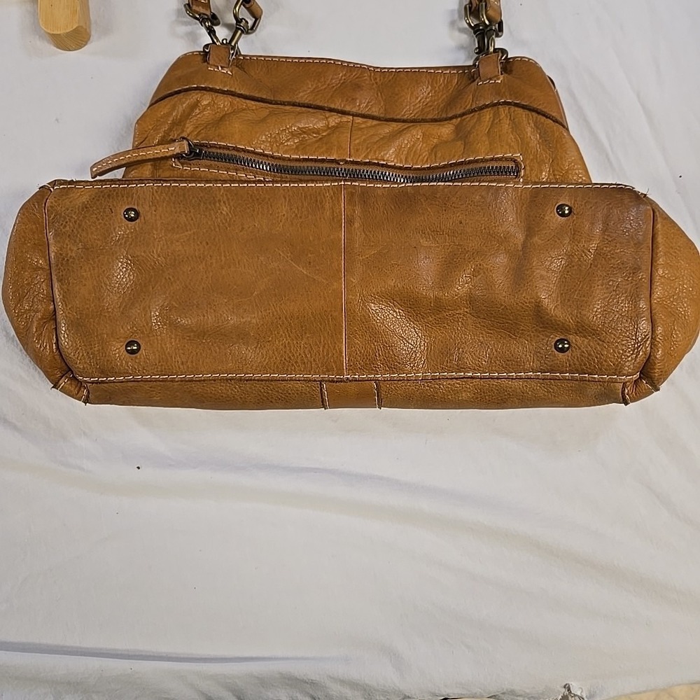 American Leather Co. Brookfield Hobo Shoulder Handbag Leather Shopper - Picture 13 of 16